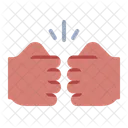 Fist Bump Gesture Handshake Icon