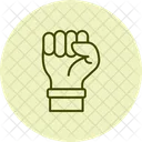 Fist Hand Pentaglow Icon