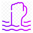 Fist Empowerment Water Icon