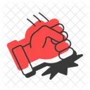 Anger Fist Power Icon