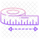 Fita Fita Metrica Fita Metrica Ícone