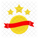 Distintivo Medalha Estrela Ícone