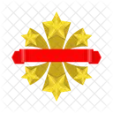 Distintivo Medalha Estrela Ícone