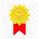 Distintivo Medalha Estrela Ícone