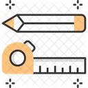 Fita Metrica Carretel De Medicao Medicao Ícone