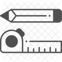 Fita Metrica Carretel De Medicao Medicao Ícone