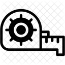 Fita Metrica Regua Carpintaria Ícone