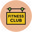 Fitness Signboard Club Icon