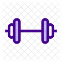 Fitness Barbell Gym Icon