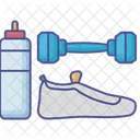 Fitness Accessories Outline Filled Icon Business And Finance Icon Pack 아이콘