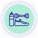 Fitness Mat Line Icon Icon