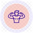 Fitness Achievement Line Icon Icon