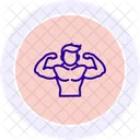 Fitness Achievement Line Icon Icon
