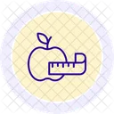 Fitness-Apfel  Symbol