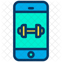 Barbell Workout Icon  Fitness icon, Gym app, Black app