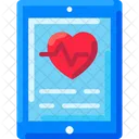 KI Im Gesundheitswesen Fitness App Gesundheits App Symbol