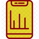 Fitness App Analytics Bar Icon