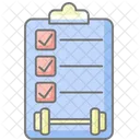 Fitness Assessment Health Evaluation Wellness Analysis Icon