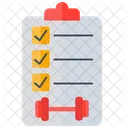 Fitness Assessment Flat Icon Business And Finance Icon Pack Icon