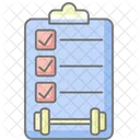 Fitness Assessment Health Evaluation Wellness Analysis Icon