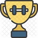 Fitness Award Fitness Trophy Trophy Icône