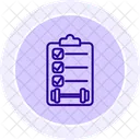 Fitness Awards Line Icon Icon