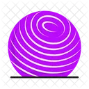 Exercising Ball Gym Icon