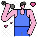 Fitness Boy Workout Dumbbell アイコン
