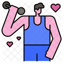 Fitness Boy  Icon