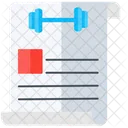 Fitness Certification Flat Icon Business And Finance Icon Pack Icône