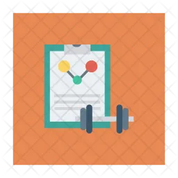 Fitness Chart  Icon