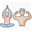 Fitness Classes Group Exercise Workout Sessions Icon