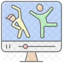 Fitness Classes Lineal Color Icon Icon