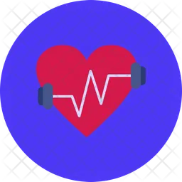 Corazon fitness  Icono