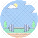 Fitness Dumbbell  Icon