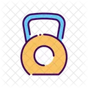 Fitness Equipment Weight Dumbbell Icon