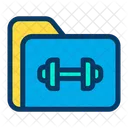 File File And Folder Fitness File Icon