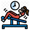 Fitness Girl Fitness Woman Exercise Icon