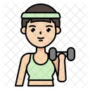 Fitness Girl  Icon