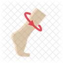 Fitness Leg Measurement Body Metrics Icon