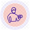 Fitness Line Icon Icon