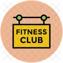 Fitness Signboard Club Icon