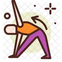 Fitness Yoga Exercise Icon