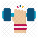 Fitness Dumbbells Body Building Icon