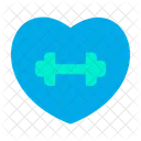 Heart Fitness Gym Icon