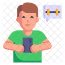 Fitness Message  Icon