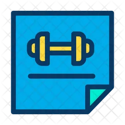 Fitness Notes  Icon