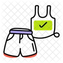 Fitness Outfit Sports Wear Gym Wear Icon