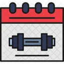 Fitness Schedule  Icon