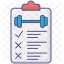 Fitness Tests Outline Filled Icon Business And Finance Icon Pack Icône